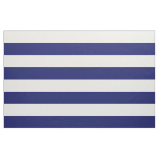 Tissu Bleu Sailor Stripe (grande échelle)
