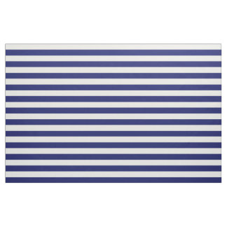 Tissu Bleu Sailor Stripe (moyenne échelle)