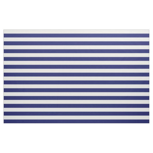 Tissu Bleu Sailor Stripe (moyenne échelle) (Yard)