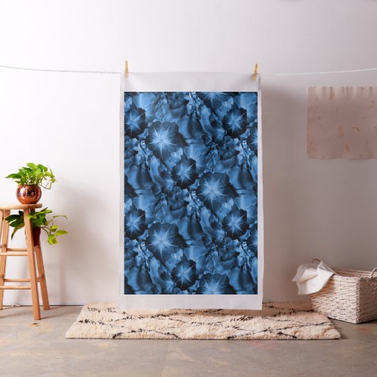 Tissu Bleu soyeux... (In Situ)