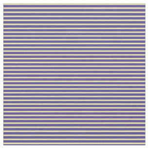 Tissu Bleu tan et ardoise foncée Bleu rayures