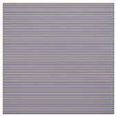 Tissu Bleu tan et ardoise foncée Bleu rayures (Échantillon)