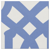 Tissu Bleu Trellis Grande échelle (Fermer)
