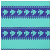 Tissu Bleu Turquoise Côtière Fragments (Échantillon)