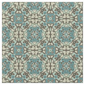Tissu Bleu Turquoise Vert gris ocre Orient Bali Art (Fermer)