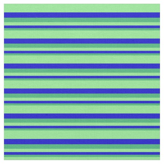 Tissu Bleu, vert clair et vert mer (Fermer)