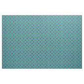 Tissu Bleu vert et brillant Motif de style islamique (Yard)