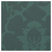 Tissu Bleu-vert foncé Renaissance Floral (Fermer)