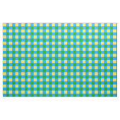 Tissu Bleu Vert Jaune Chèque Plaid Design Motif (Fat Quarter)