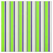 Tissu Bleu, Violet, Chartreuse, Blanc & Noir (Échantillon)