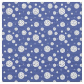 Tissu Bleu Volleyball Chevron Patterned (Échantillon)