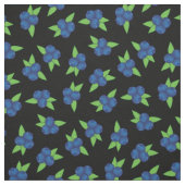 Tissu Bleus mignons Fruits Enfants (Échantillon)