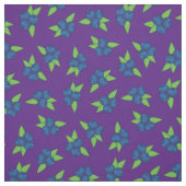 Tissu Bleus mignons Fruits enfants (Échantillon)
