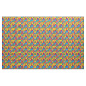 Tissu Bloc de bande dessinée Vibrant Peanuts (Yard)