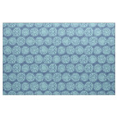 Tissu bloc de fleurs bleu (Fat Quarter)
