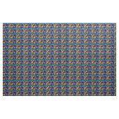 Tissu Blocage abstrait sur noir (Yard)