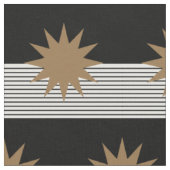 Tissu Blocage noir blanc et soleil Brown (Fermer)