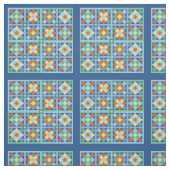 Tissu Blocs de mosaïque marocaine (Échantillon)