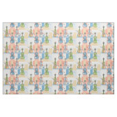 Tissu Blocs de violon coloré (Fat Quarter)