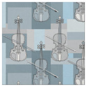 Tissu Blocs de violon coloré (Fermer)