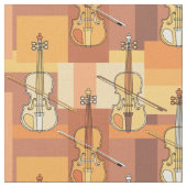 Tissu Blocs de violon coloré (Fermer)