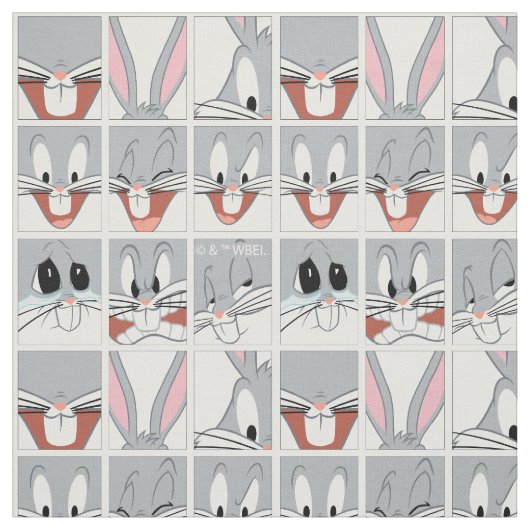 Tissu Blocs d'expression BUGS BUNNY™ (Échantillon)