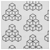 Tissu Blocs géométriques - Noir (Échantillon)