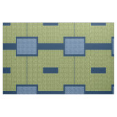 Tissu Blocs vert et bleu (Fat Quarter)