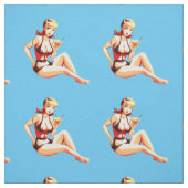 Tissu Blonde Kneeling Modèle de bikini Thunder_Cove (Échantillon)