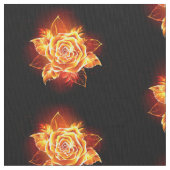 Tissu Blooming Fire Rose (fermé)