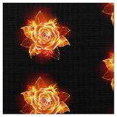 Tissu Blooming Fire Rose (Fermer)