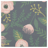 Tissu Blooms de minuit (Fermer)