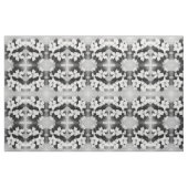 Tissu Blossoms noirs et blancs (Fat Quarter)