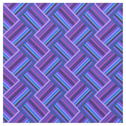 Tissu Blue and purple stripes weave (Fermer)