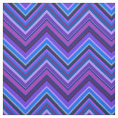 Tissu Blue and purple zigzag (Échantillon)