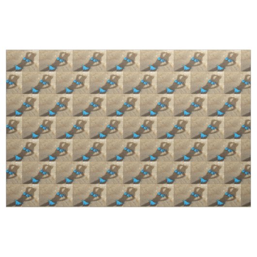 Tissu Blue Bikini Beach Sand Thunder_Cove (Fat Quarter)