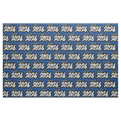 Tissu Blue Bold Brush Class of 2026 (Fat Quarter)