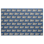 Tissu Blue Bold Brush Class of 2027 (Fat Quarter)