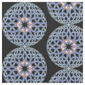 Tissu Blue Celtic Knot Mandala Motif Fabric (fermé)