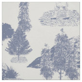 Tissu Blue Christmas Winter Wonderland 30" (Échantillon)