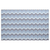 Tissu Blue Couleurs Chevron Pattern (Yard)