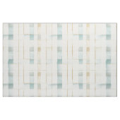 Tissu Blue Cream Squares (Fat Quarter)