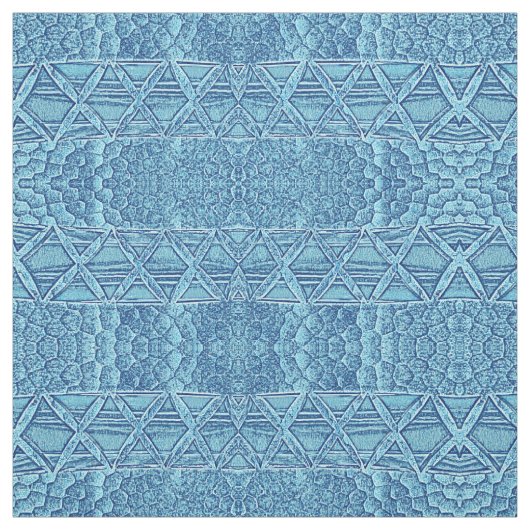 Tissu Blue Denim Crisscross (Échantillon)