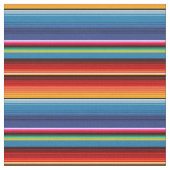 Tissu Blue Gold Red Sarape mexicaine (Fermer)