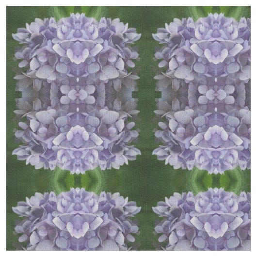 Tissu Blue Hydrangea Flower Petals Motif (Fermer)