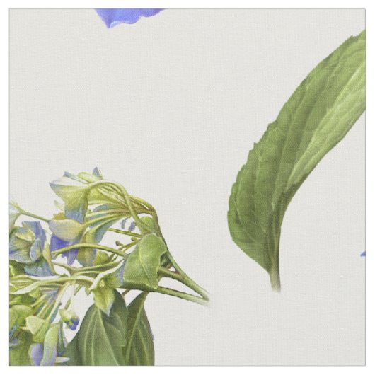 Tissu Blue Hydrangeas (Fermer)