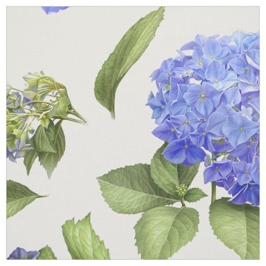 Tissu Blue Hydrangeas (Échantillon)
