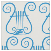 Tissu Blue Lyre (Fermer)
