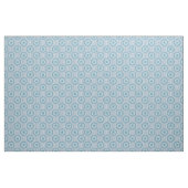 Tissu Blue mandala pattern on striped background (Yard)