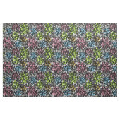 Tissu Blue Orange Pink Lime Vert Pois Motif (Yard)